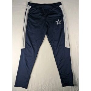 Dallas Cowboys Track Pants Mens XL Blue NFL Football With Star Logo On Thigh